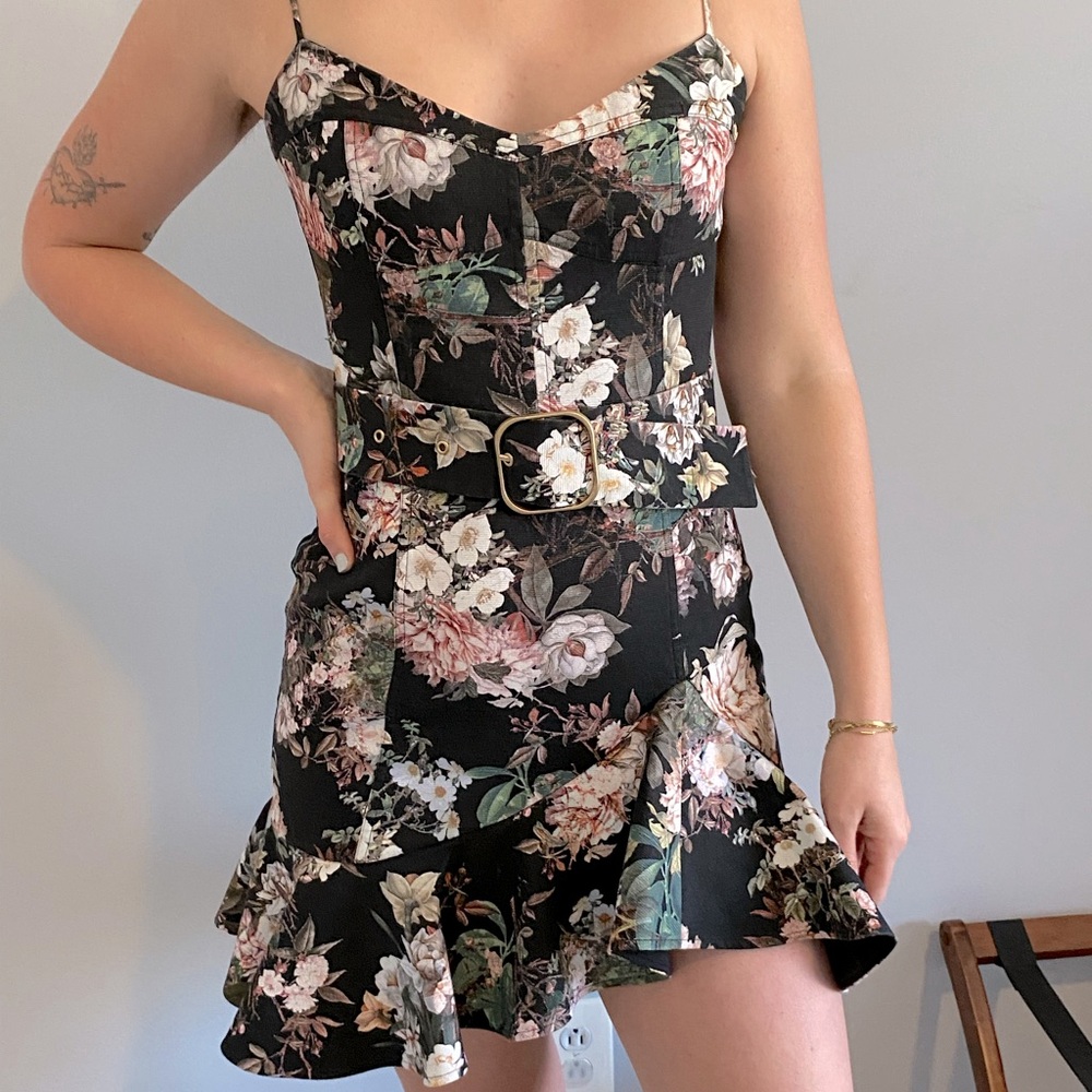 NICHOLAS floral mini dress - Picture 1 of 6